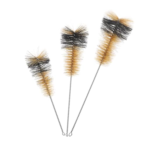 OSOLADY Lab Cleaning Brush 3 Pack Manual Bottle Brush Soft Foam Brush for Glassware and Scientific Equipment