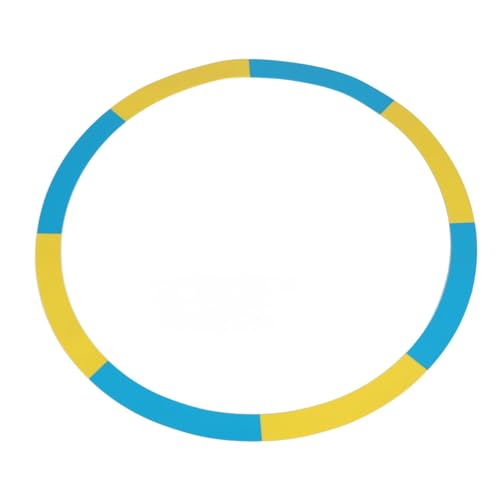 Golf Target Circle, Golf Target Ring, Golf Practice Target Rings, Backyard Golf Practice Equipment for Golf Chipping Practice, Golf Putting Practice, Putting Cup (Yellow Blue Medium Circle 90cm)