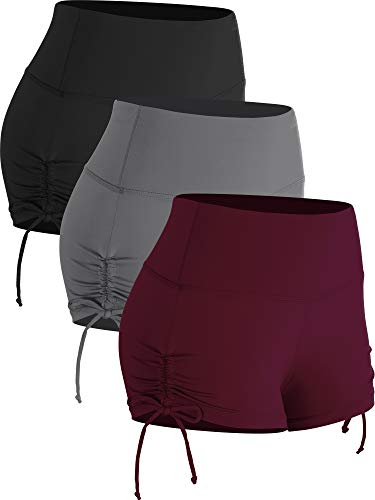 CADMUS Athletic Booty Shorts for Women 3 Pack High Waisted Workout Pro