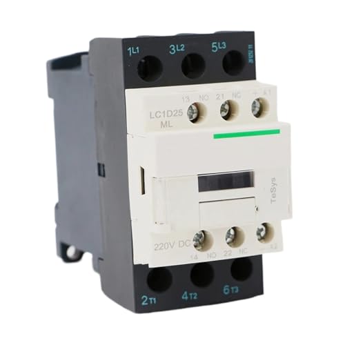 Contacteur électromagnétique LC1D25ML DC pour sécuriser la commutation de moteur triphasé 25A