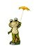 Produktbild Großer Frosch mit Sonenschirm Dekofrosch Gartenfigur Froschfigur Gartenfrosch