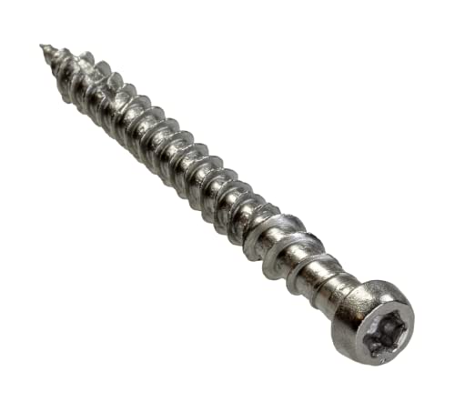Simpson Strong-Tie DCU2C316 Tornillo DCU Composite — #10 x 2.75 in. T20, Tipo 316 (70 piezas)