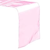 Rihana Home Wedding 12 x 108 inch Organza Table Runner for Wedding Banquet Decor Table Runner 1/5/10