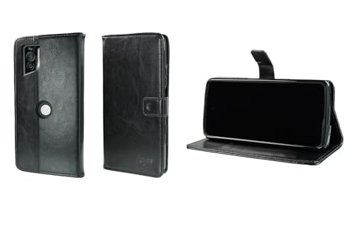Étui pour Crosscall Stellar-X5 caseroxx housse bookstyle noir