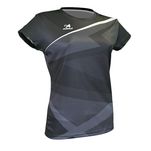 Asioka Camiseta Mujer Deporte Berlin,Manga Corta Mujer. Ideal para Running o Gym,Mantiene Seco el Contacto con el Cuerpo