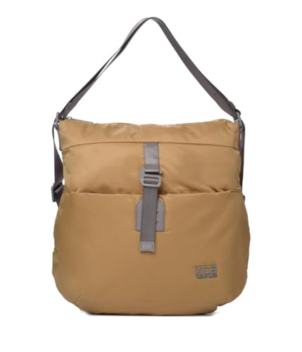 KCB Bolso Mochila Hook | Versatilidad y Estilo | Diseño Convertible y Espacioso | Ideal para el Día a Día | Asas Ajustables | 100% Vegano | Color Ocre