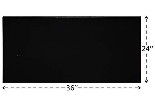 Plancha de Acrílico Negro 24 x 36 x 0.25 in miniatura 2