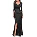 Women Short Sleeve Color Block Printed High Low Front Split Long Shirt Maxi Dress