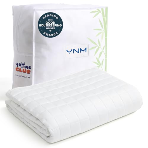 YnM cooling weighted blanket 88x104 (25 lb) with rayon bamboo