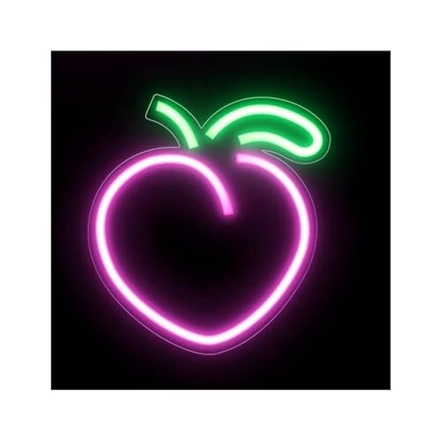 Néon pêche rose intensità réglable : lampe décorative LED haute luminosité - 3