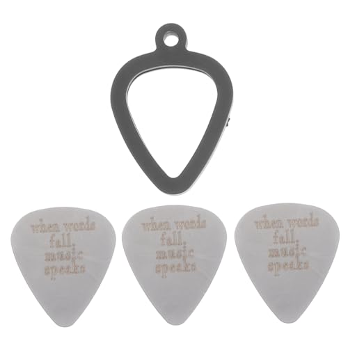 Vaguelly エレキギター用ギターピック コンパクトサイズ 軽量設計 ギターアクセサリーキット 初心者向け 3枚入り