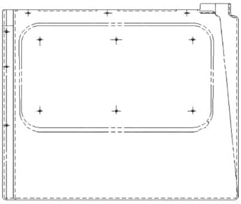 Freightliner 18-23408-003 Dash Cover Lower, for Fld120 and Classic Models