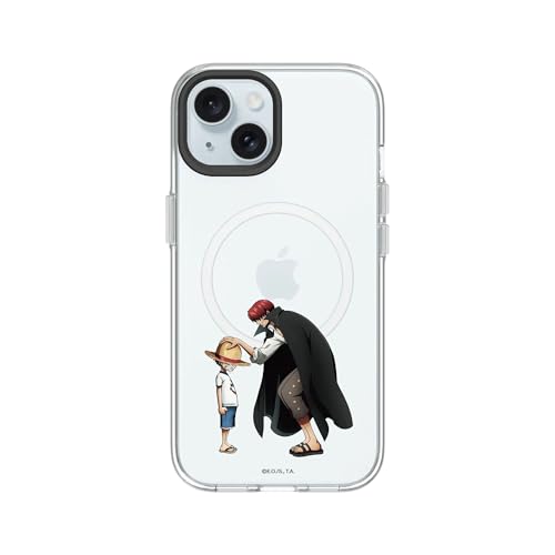 Protection iPhone 15 RhinoShield anti-jaunissement coque Magsafe One Piece Luffy