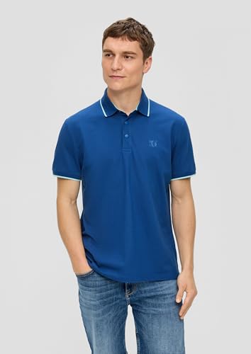 s.Oliver Herren 2141237 Polohemd, 5620 blau, S – Ansicht 5