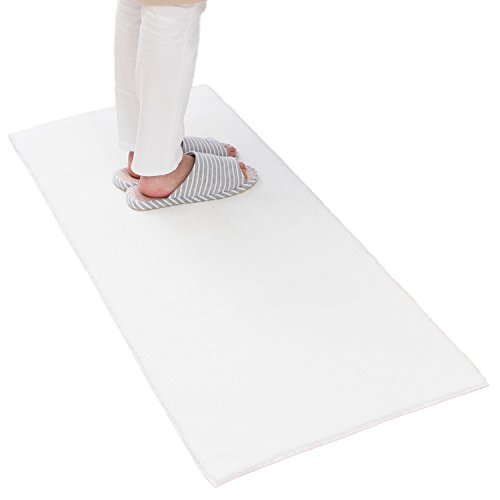 オカ 乾度良好Dナチュレ ロングマット ホワイト 約50cm×120cm