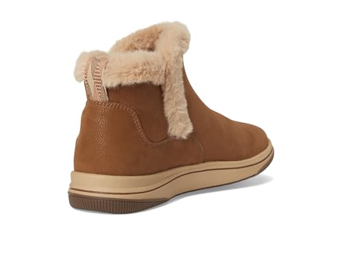 Clarks Clarks CloudSteppers Women's Breeze Fur Ankle Boot, Dark Tan Combi, 9 W US