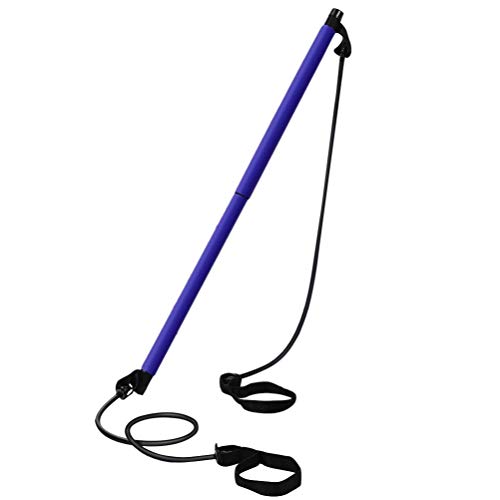 BESPORTBLE Yoga Exercise Pilates Bar Banda de longa resistência Band Trainer Fitness Rod Expander pa