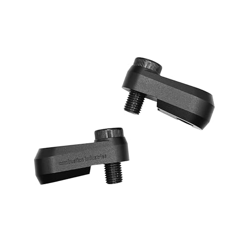 Mirror flip kit; for Indian Chief Chieftain Springfield Challenger Touring bikes (black)