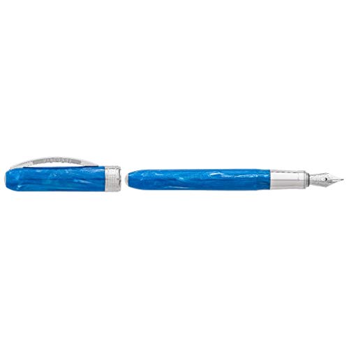 Visconti Rembrandt Classic Collection Azure Blue Fountain Pen - Medium #TOP9