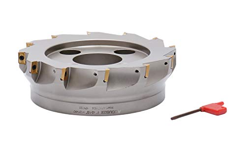 Accusize 90 Deg Square Shoulder Indexable Face Mill, 8 in