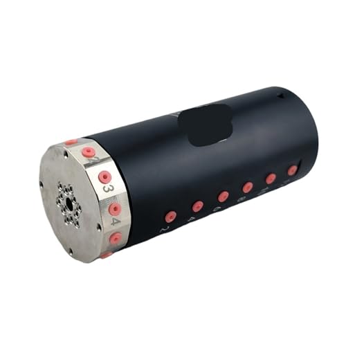 Bague collectrice pneumatique M5 interface rotative gaz 12 voies pour robotique