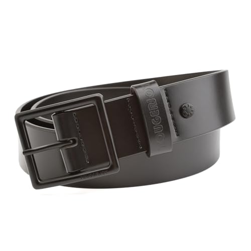 Men Genuine Leather Dress Belt with Single Prong Buckle, 100% Cow Leather Dress Belt for Jeans Khakis2