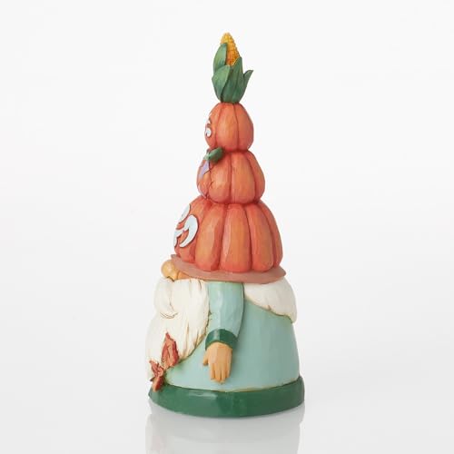 Enesco Jim Shore Heartwood Creek Four Seasons Harvest Pumpkin Hat Gnome Figurine, 6.1 inches - Image 6