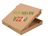 Nette 100 Pizzakartons Francia PIZZA NATÜRLICH! FSC®-zertifiziert (30x30x4cm)