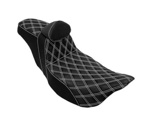 Cojín delantero conductor y asiento trasero doble para Route Electra Street Glide FLHR 09-23