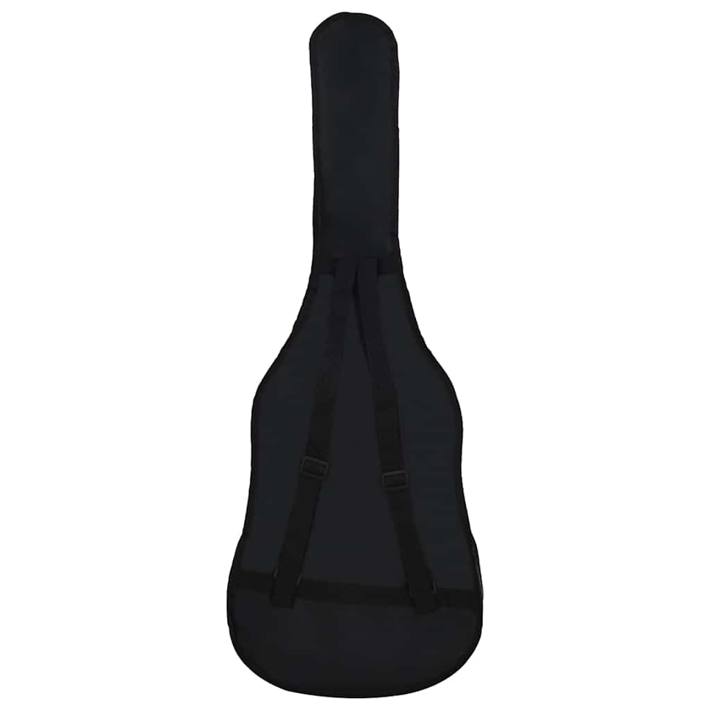 vidaXL Sac de Guitare Classique Etui Housse de Guitare avec Sangle Protection de Guitare Instrument de Musique Accessoire 4/4 (39") Noir 100x37 cm Tissu