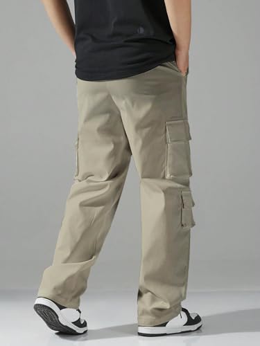 Image of Tagas Men Plus Flap Pocket Side Drawstring Waist Cargo Pants || Trousers Casual Pant || Cargo Pant || Jeans Pant || Track Pant for Man ||MC-8