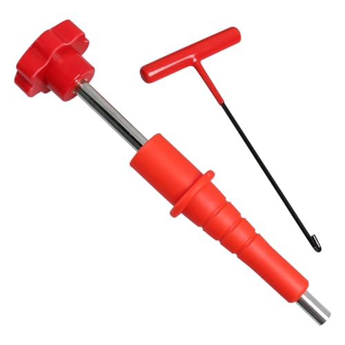 Herramienta de extracción de vástago de válvula, aleación antideslizante, kit de sustitución de 3 piezas | Herramienta para quitar la válvula del neumático – para coche, moto, ATV, Scooter