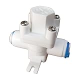 MALIDA Regulador de alivio de presión de agua de tubo OD de 1/4 pulgadas, empuje para conectar rápidamente accesorios para sistema de agua de ósmosis