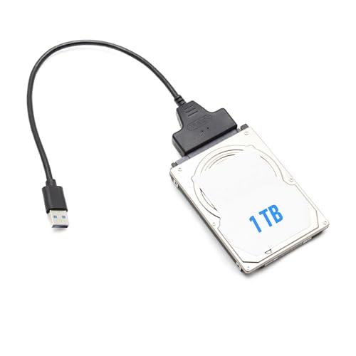 Disco duro externo 1 TB Simpletek con adaptador SATA a USB 3.0 de 2.5 pulgadas para ordenador