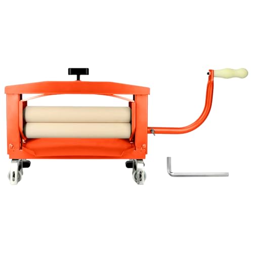 MADONGLI Clothes Wringer - Better Moisture Removal than Portable Washing Machine/Portable Dryer - Heavy Duty Off Grid Laundry Wringer | Perfect Towel Wringer for Chamois Cloth - Orange
