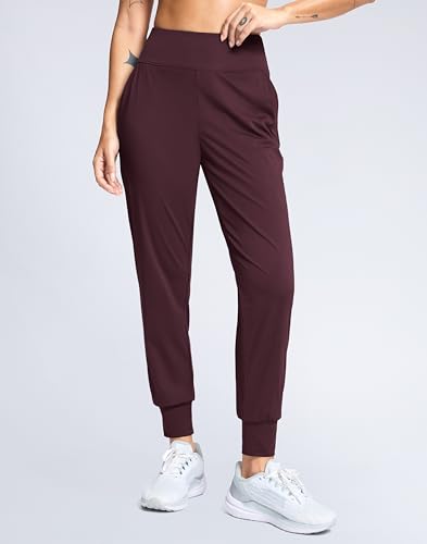 Image of SANTINY Women's Joggers Pants with Pockets Lightweight High Waisted Athletic Gym Workout Pants for Women Yoga Travel