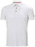 Solapa frontal con botones Helly-Hansen Kensington Tech Polo para hombre, 900 blanco, XX-Large