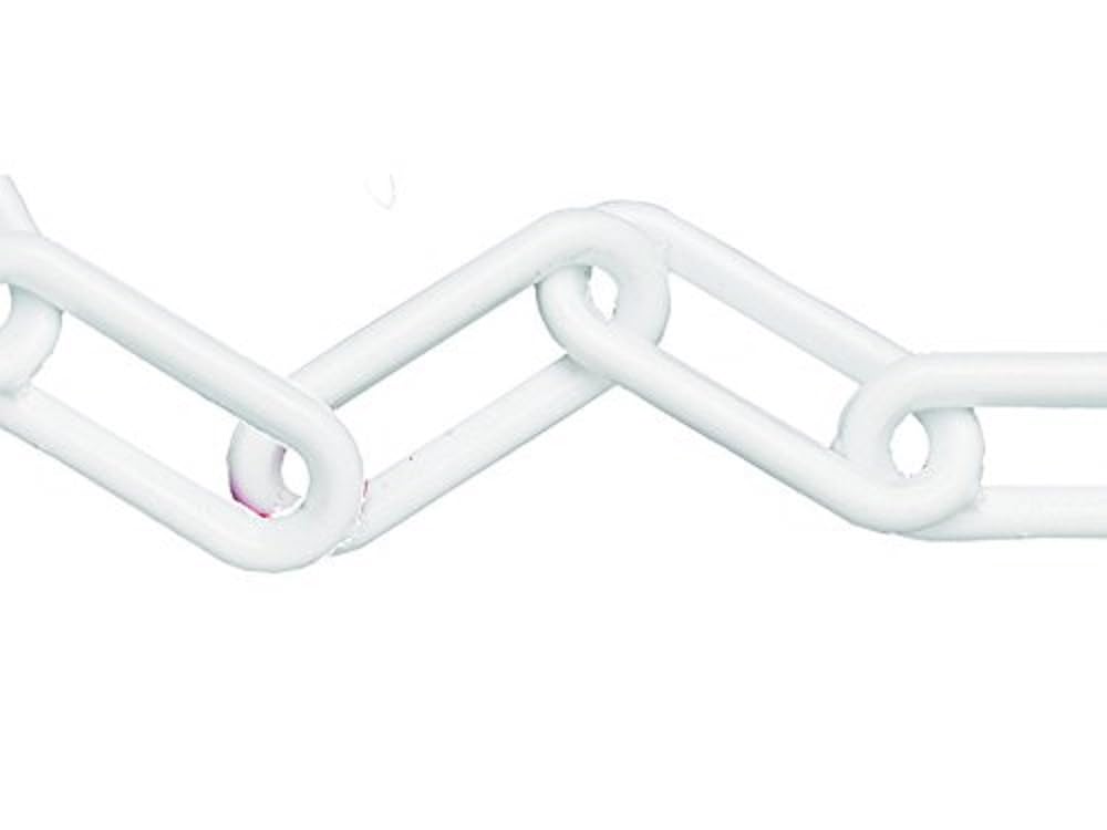 Faithfull White 8Mm 12.5M Plastic Chain