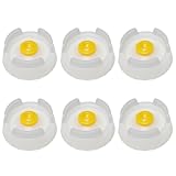 FIFO Innovations Medium Valve Dispensing Caps – 6 Pack | Fits All FIFO Bottles | Ideal for Smooth Sauces, Ketchup, Mustard & Mayo | NSF Approved, Easy-Clean Removable Valve