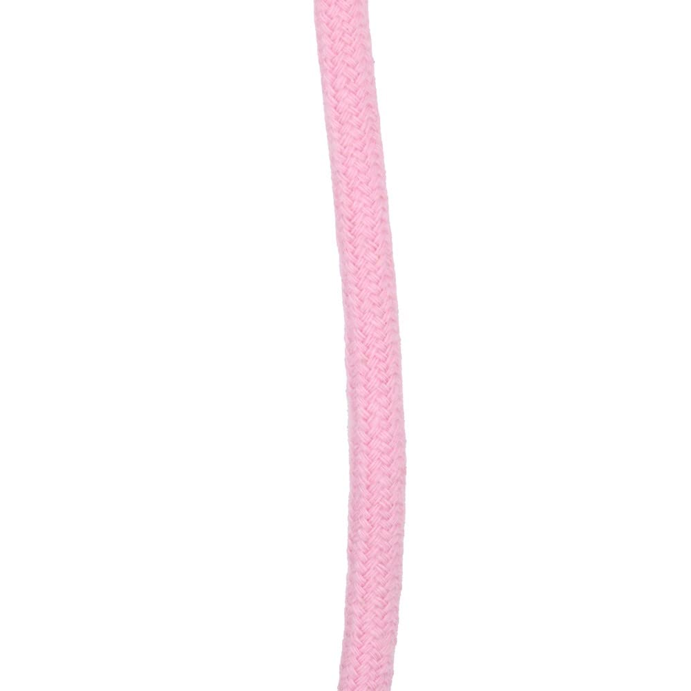 BOBBINY | Premium Cotton Like Tight Rope Braided Cord Twine String for DIY Craft - Versatile, Durable, Eco-Friendly | Baby Pink | 8 mm, 25 Meter 2