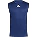 adidas Men's Pregame Badge of Sport Sleeveless Tee M Navy | Navy | White