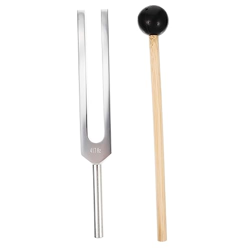FUNOMOCYA Alloy Tuning Fork Set Chakra Tuning Forks for Yoga Meditation Guitar Tuner Musical Instrument Accessories for Chakra Therapy