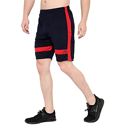 Image of Fort Worth Men's Running Shorts Quick Dry Gym Outdoor Sports Zipper Pockets 4 Pcs (X-Large ), Sky