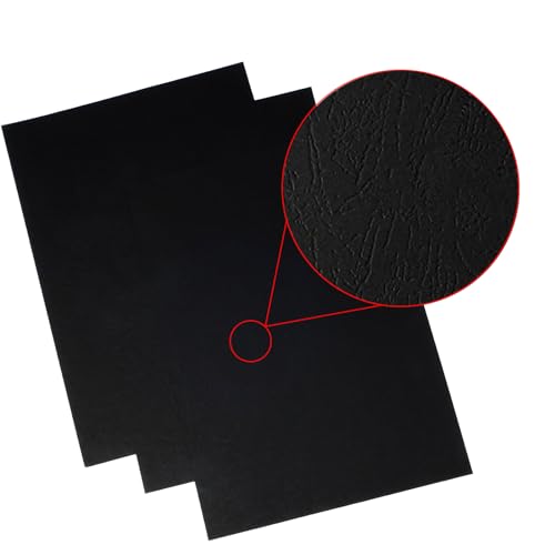Couverture de reliure grain cuir Rayson noire pour protéger vos rapports