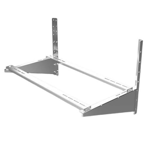 Support mural pour climatiseurs exterieurs robuste en acier inoxydable 74cm