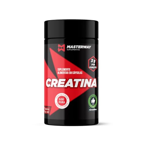 Creatina em Cápsulas Masterway Suplementos 150 caps