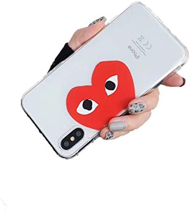 Commes Des Garcons CDG Play Japan Case for iPhone Transparent Soft 1 for iPhone Xs