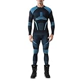 DASONLUE Thermounterwäsche Herren Winter Funktionsunterwäsche Skiunterwäsche Set Atmungsaktiv Thermo Unterwäsche Wram Weich Thermounterhemd Thermohosen For Männer Langarm Shirt Und Hose