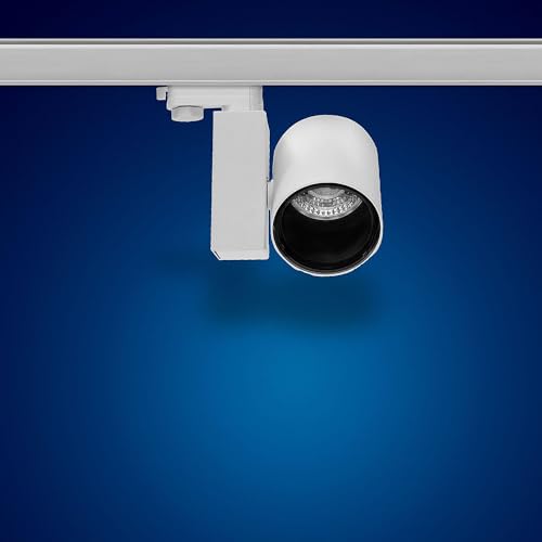 22 W Foco LED 3 fases, K18 W Blanco Cálido para Sistema de raíles