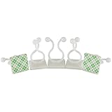 Cable Management Cord Clips with Adhesive Base, Small (Pack of 10)